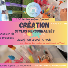 Atelier création Bic - 4 - 12 ans