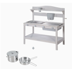 Cuisine en bois extérieure avec accessoires  - Roba - Mobilier de jardin