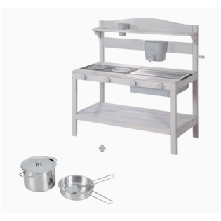 Cuisine en bois extérieure avec accessoires  - Roba - Mobilier de jardin