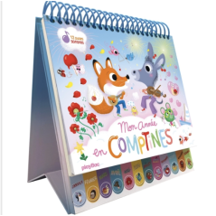 MON ANNEE EN COMPTINES - CHEVALET SONORE - PLAY BAC
