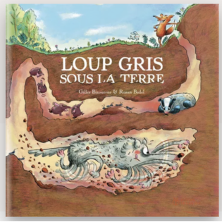Loup gris sous la terre - DIDIER  jeunesse