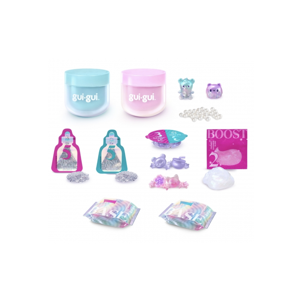 Kit de préparation de slime GUI GUI Deluxe, lot de 2 pièces