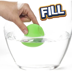 Ballons à eau réutilisables et auto-scellants Splash - Lot de 9