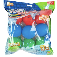 Ballons à eau réutilisables et auto-scellants Splash - Lot de 9