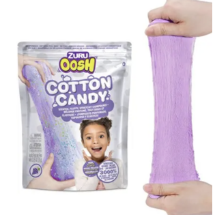 Zuru jouet sensoriel Oosh Cotton Candy barbe à papa multicolore 30g