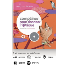 Comptines pour chanter l'Afrique - DIDIER  jeunesse