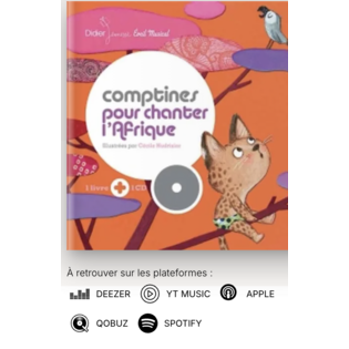 Comptines pour chanter l'Afrique - DIDIER  jeunesse