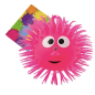 Balle puffer visage souriant jouet coloré 13cm