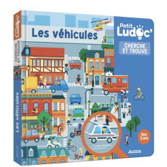 PETIT LUDOC' - CHERCHE ET TROUVE : LES VÉHICULES -  AUZOU