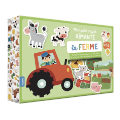MON PETIT COFFRET AIMANTÉ - LA FERME - AUZOU