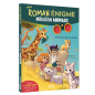 MON ROMAN ENIGME - MISSION ANIMAUX - AVENTURES DANS LA SAVANE- AUZOU