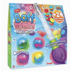 Zimpli - Pinceau de bain + 24 couleurs extra