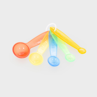 Cuillères doseuses transparentes Tickit - 5 pièces
