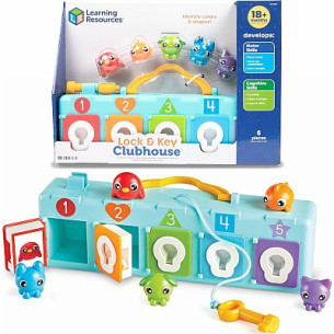 Learning Resources – Lock and Key Clubhouse – Maison à serrures et animaux