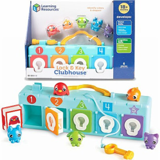 Learning Resources – Lock and Key Clubhouse – Maison à serrures et animaux
