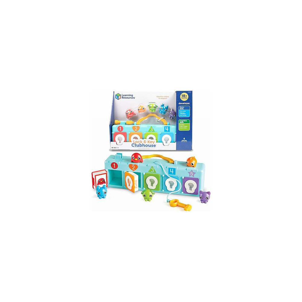Learning Resources – Lock and Key Clubhouse – Maison à serrures et animaux