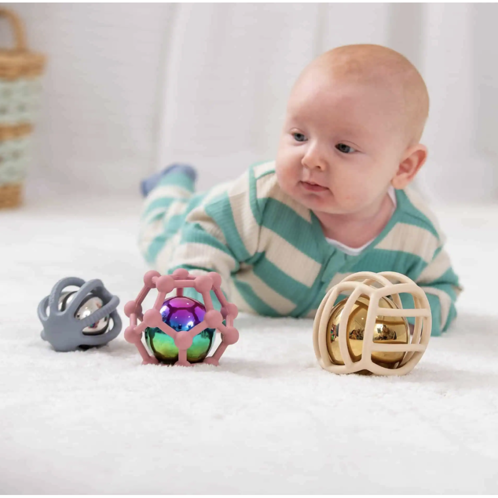 TickiT – SiliSoft Sensory Steel Balls – Coffret 6 balles sensorielles