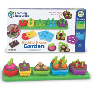 Learning Resources – Stacking Shapes Garden – Jardin des formes à empiler