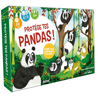 PROTÈGE TES PANDAS ! Gare aux léopards cachés !