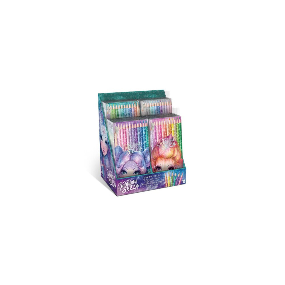 Assortiments de 12 crayons de couleur en bois Nebulous Star