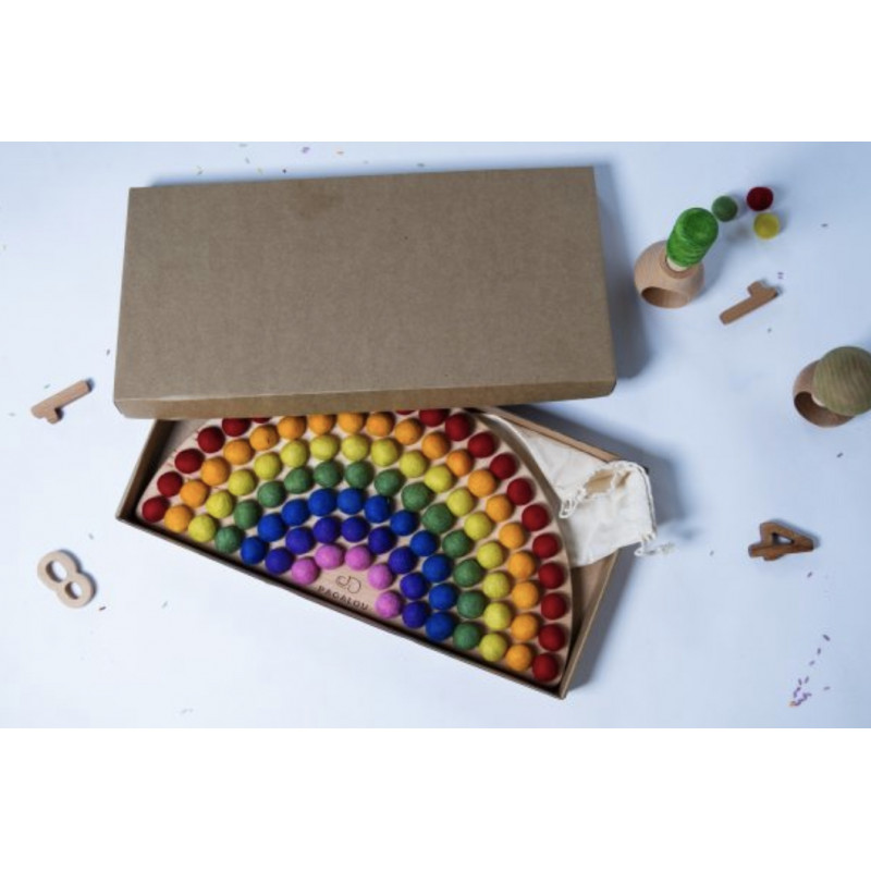 Jeu Des Billes Colorées Les Apprentis Montessori
