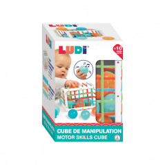 Cube de manipulation avec balles