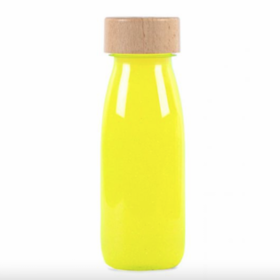 Bouteille sensorielle jaune fluo - Petit Boum